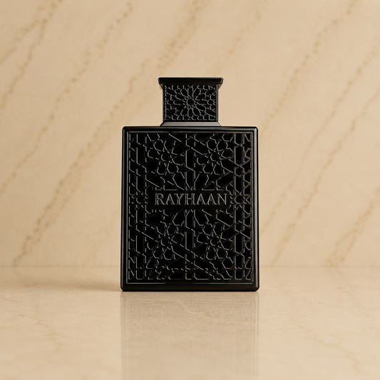 Rayhaan Obsidian Woody Spicy Amber Masculine Eau De Parfum Longlasting